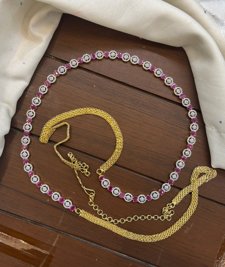 GJ Polish AD Stone Hip Chain