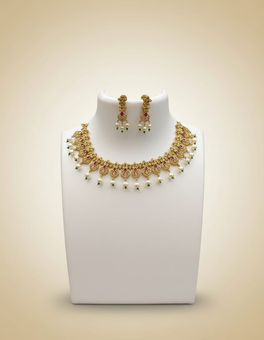 matt-finish-ad-stone-necklace-set