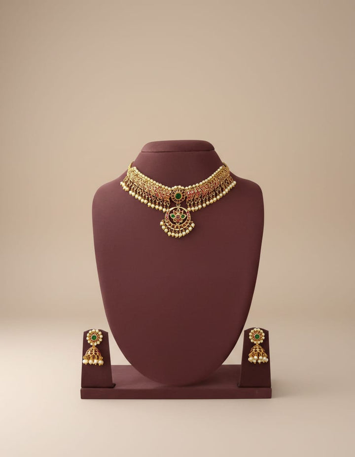 Matt Finish Kemp Stone Choker Set