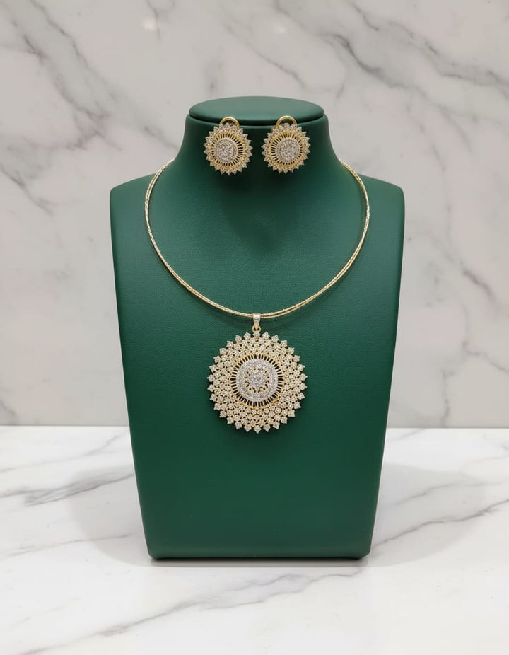 AD Stone GJ Polish Invisible Chain Set