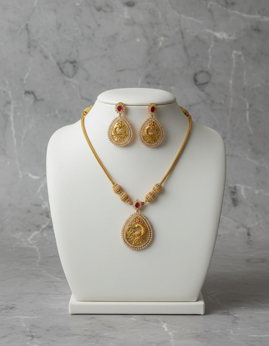 gold-finish-ad-stone-peacock-dollar-necklace-set
