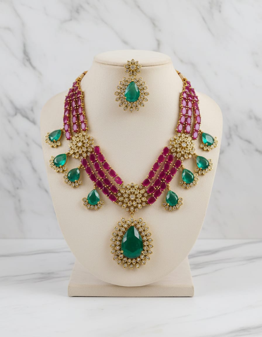 ad-stone-emerald-and-ruby-stone-necklace-set