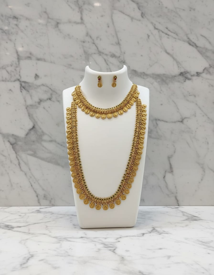matt-finish-antique-kaas-mala-necklace-and-haram-combo-set