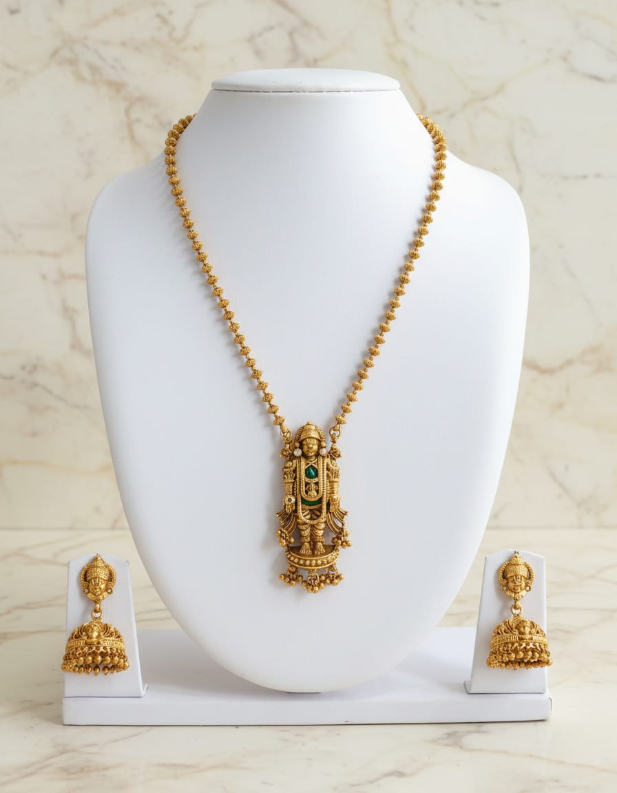 srinivasar-pendant-matt-finish-antique-set