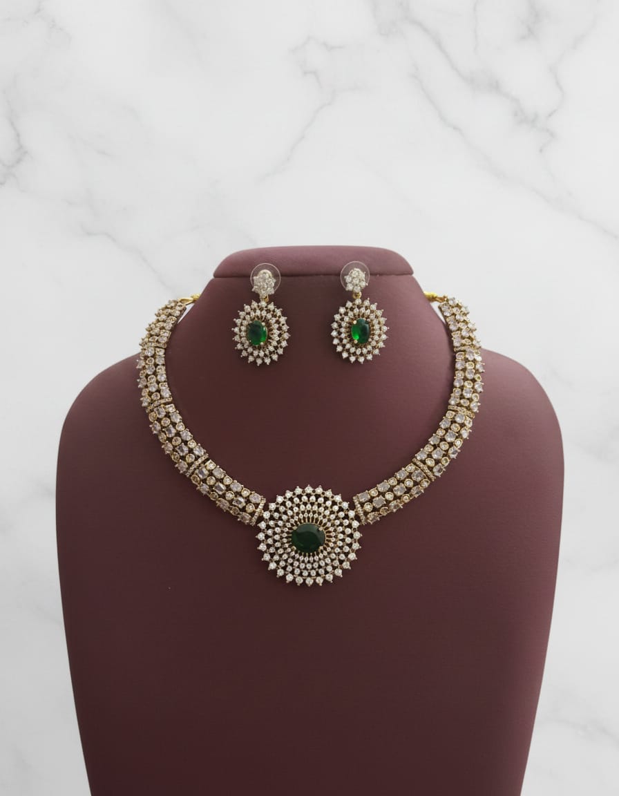 gold-finish-ad-stone-emerald-necklace-set