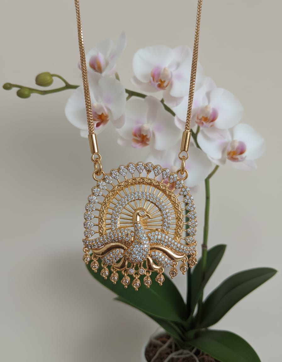 gold-finish-ad-stone-white-peacock-dollar-chain