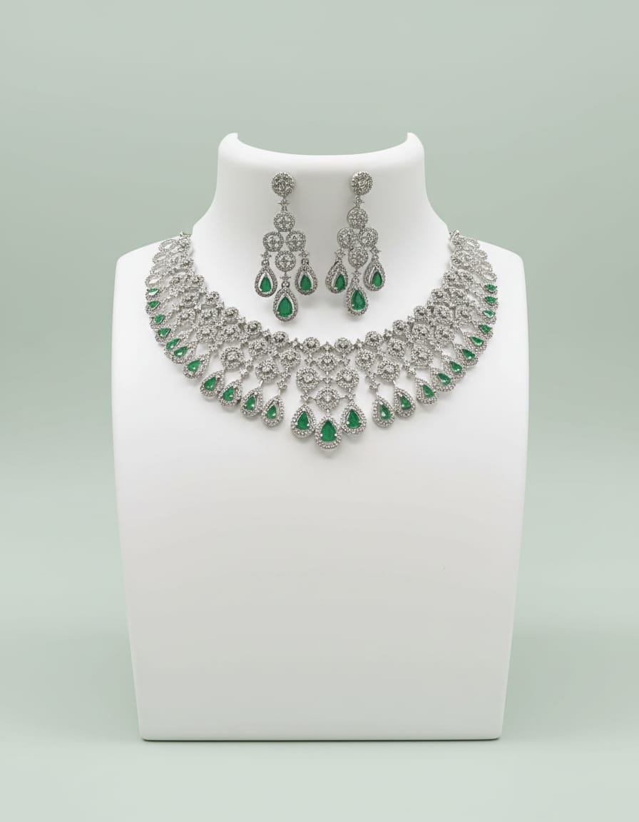 ad-stone-silver-polish-necklace-set