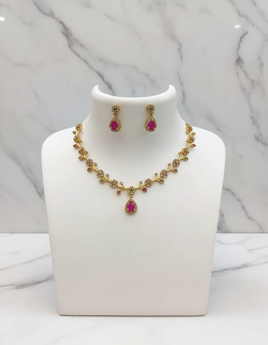 gold-finish-ad-stone-necklace-set