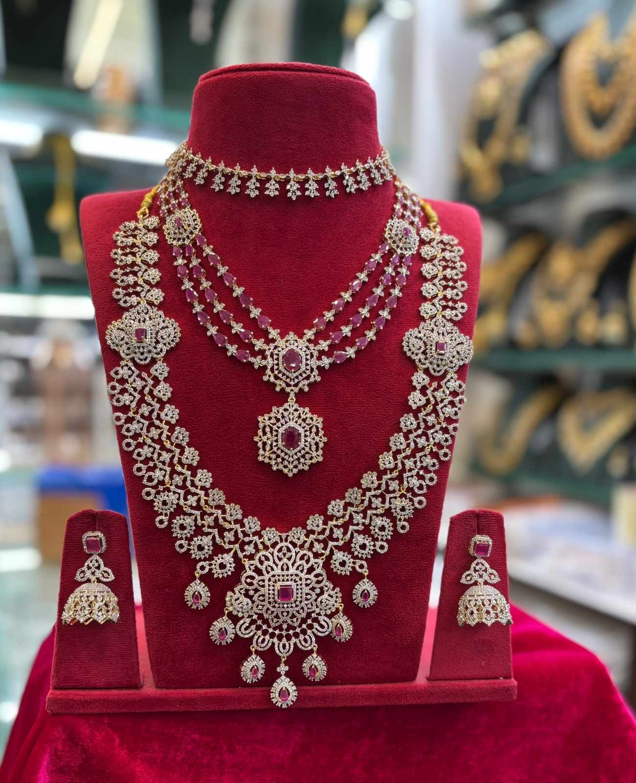 gj-polish-ad-stone-3-layer-necklace-and-haram-bridal-set