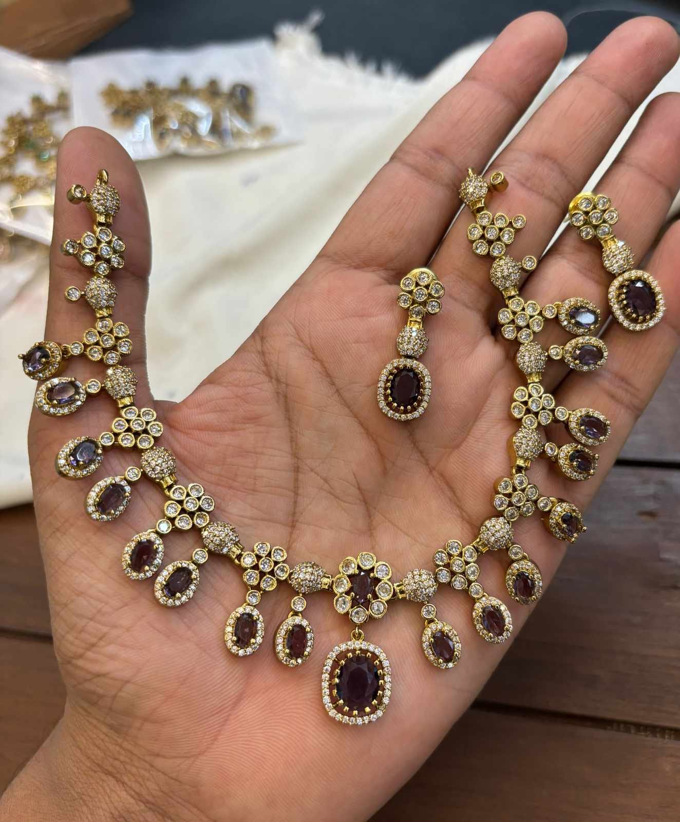 gold-finish-ad-stone-necklace-set