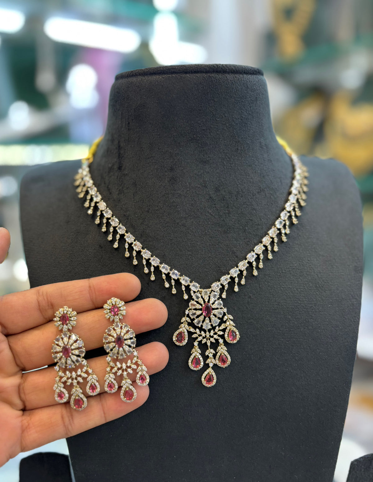 gold-finish-ad-stone-necklace-set