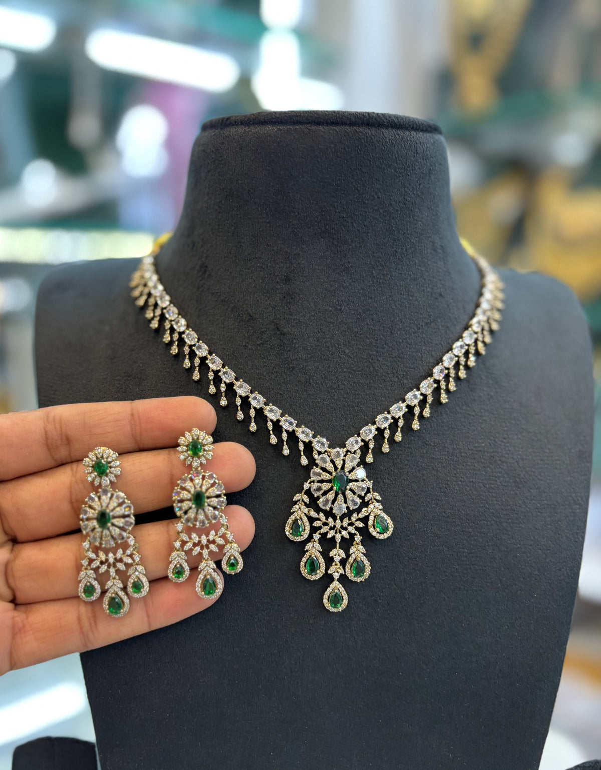 gold-finish-ad-stone-necklace-set