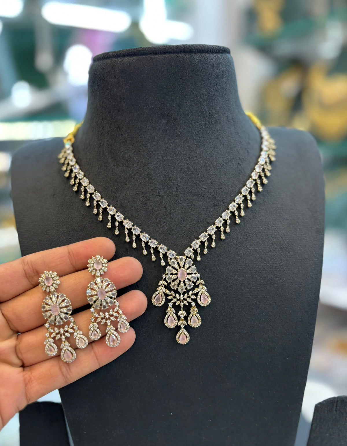 gold-finish-ad-stone-necklace-set