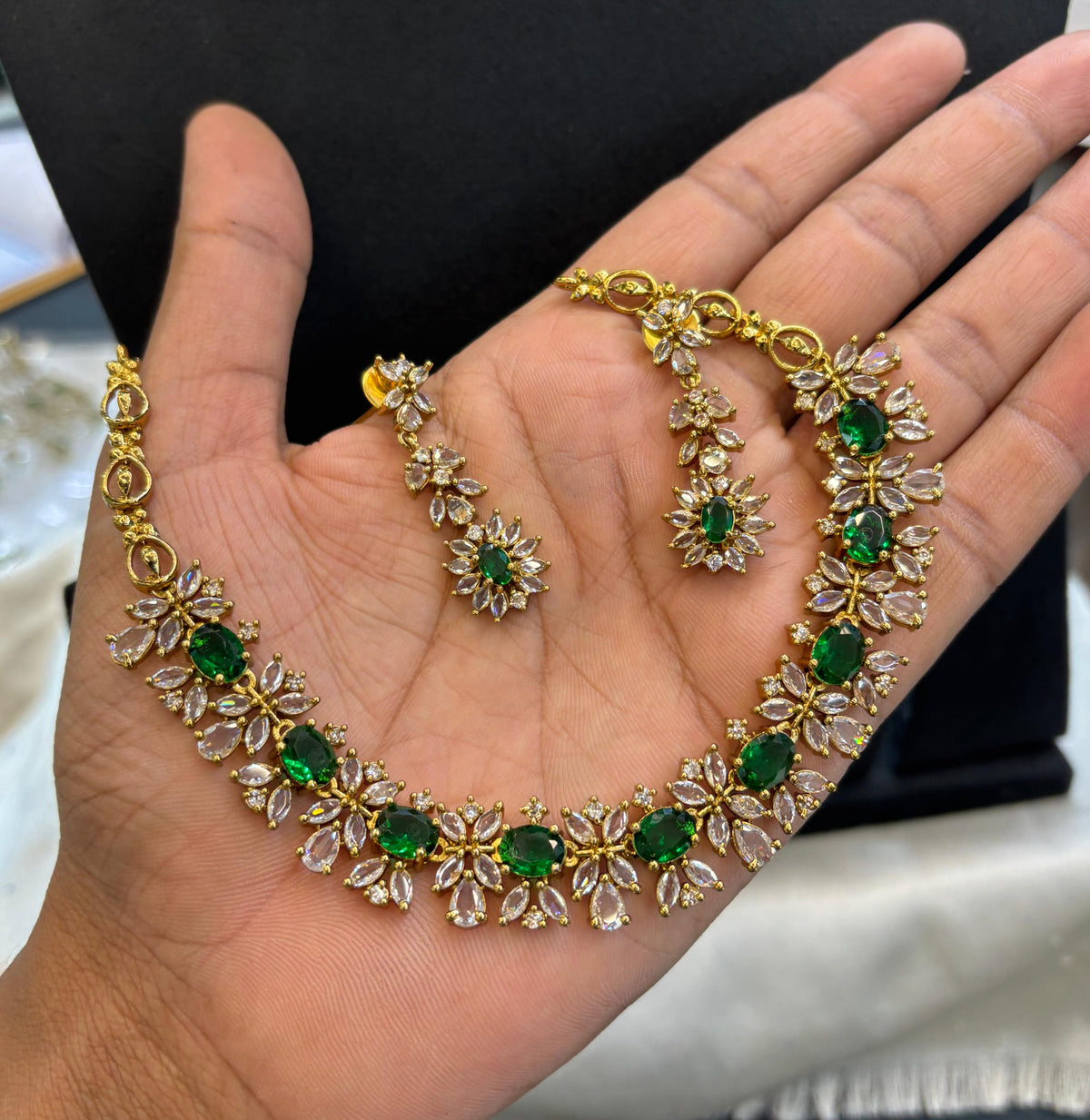 gold-finish-ad-stone-necklace-set