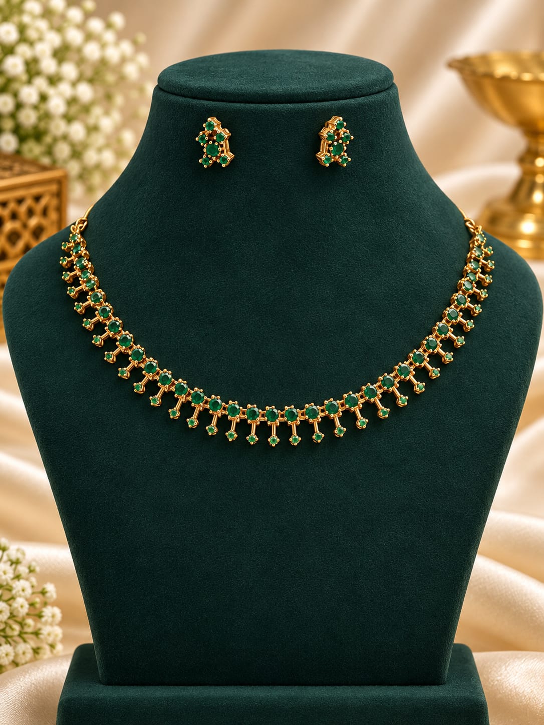 gold-finish-ad-stone-necklace-set