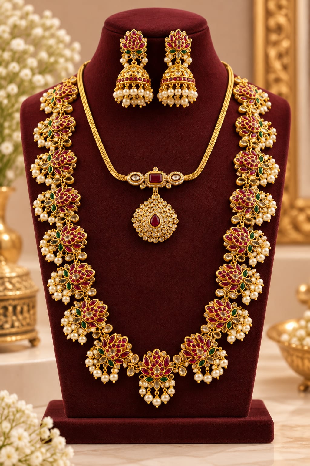 kemp-stone-haram-with-ad-stone-necklace-with-jhumka