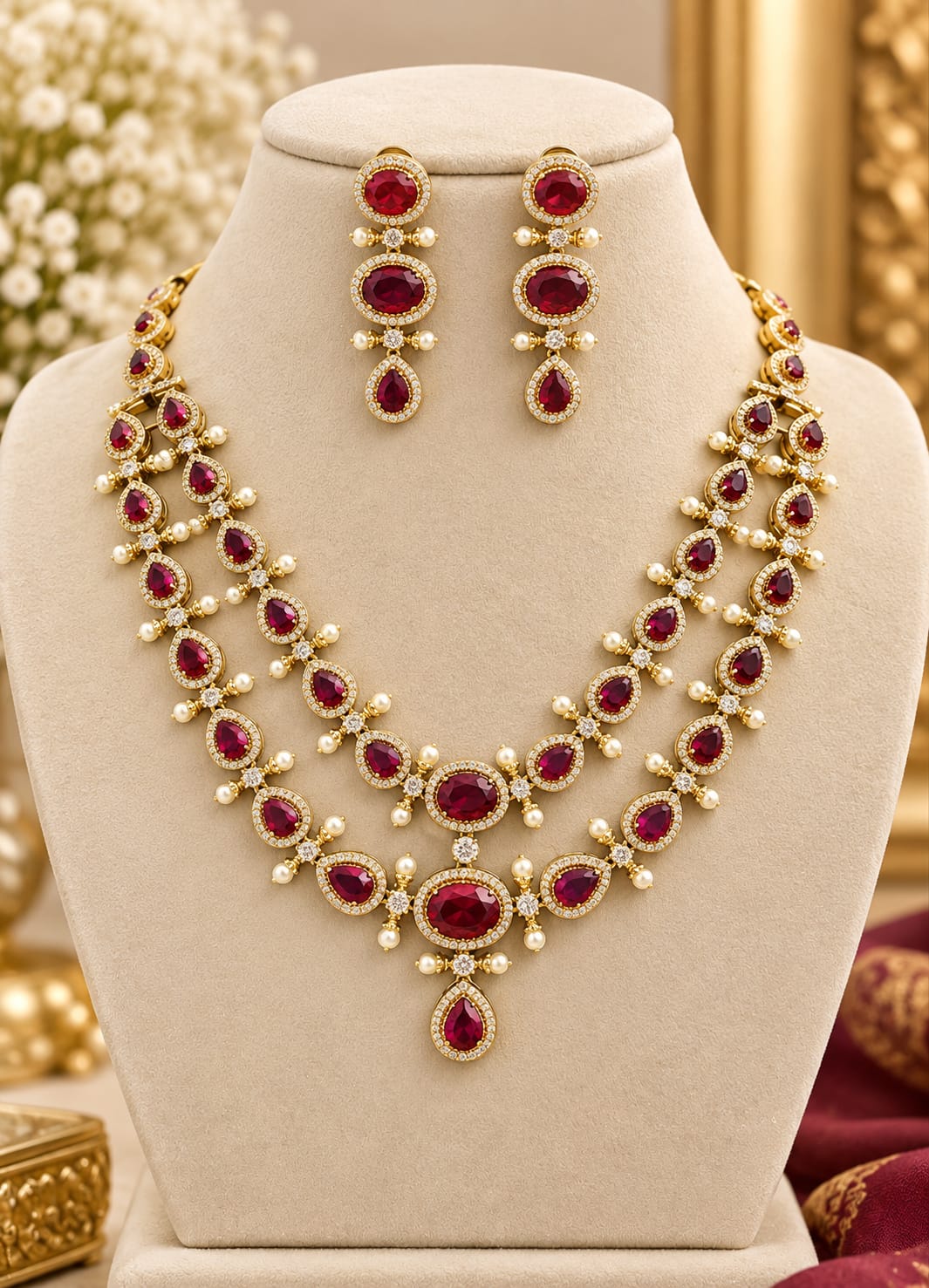gold-finish-ad-stone-2-layer-necklace-set
