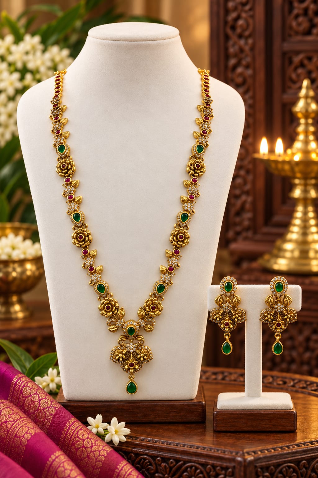 matt-finish-antique-floral-design-haram-set