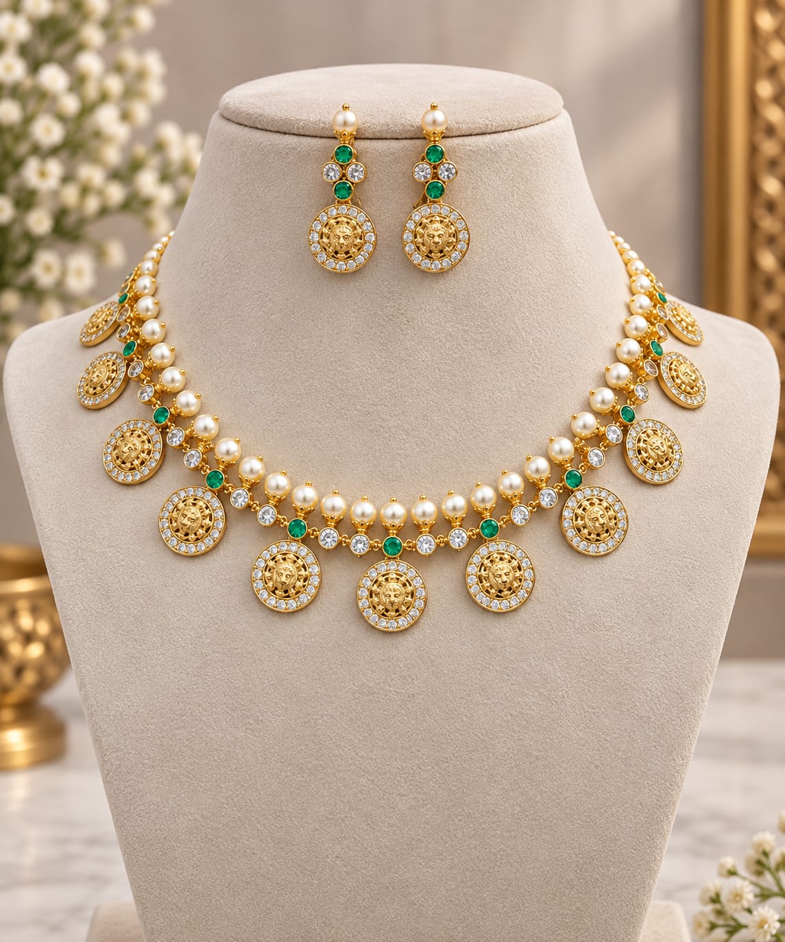 matt-finish-ad-stone-necklace-set