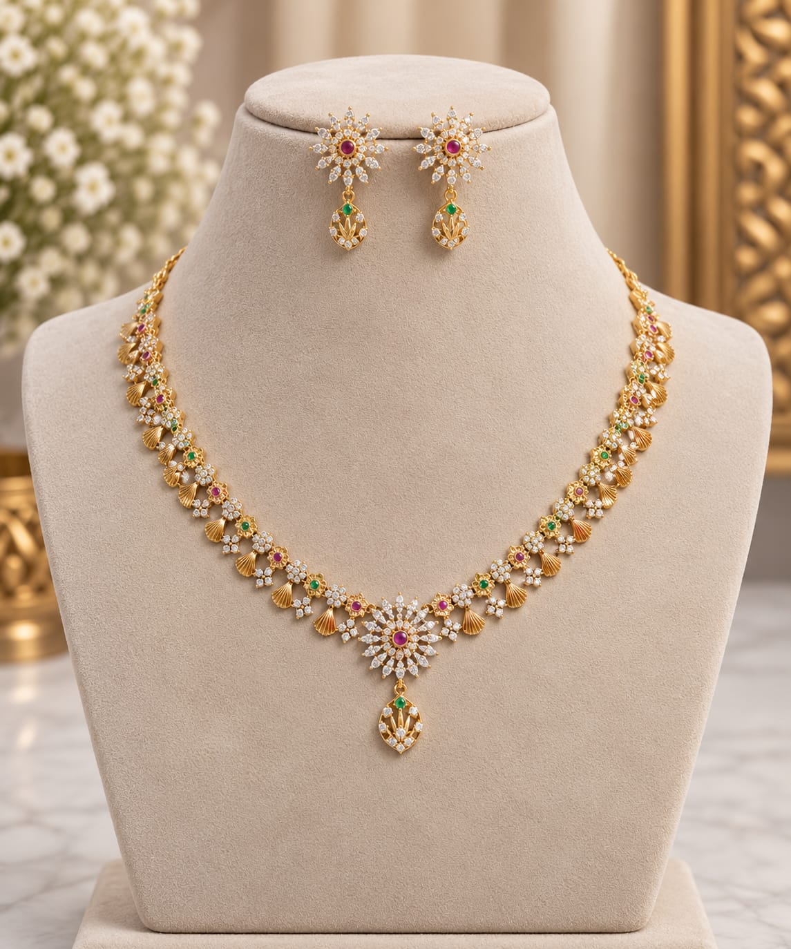 matt-finish-ad-stone-necklace-set