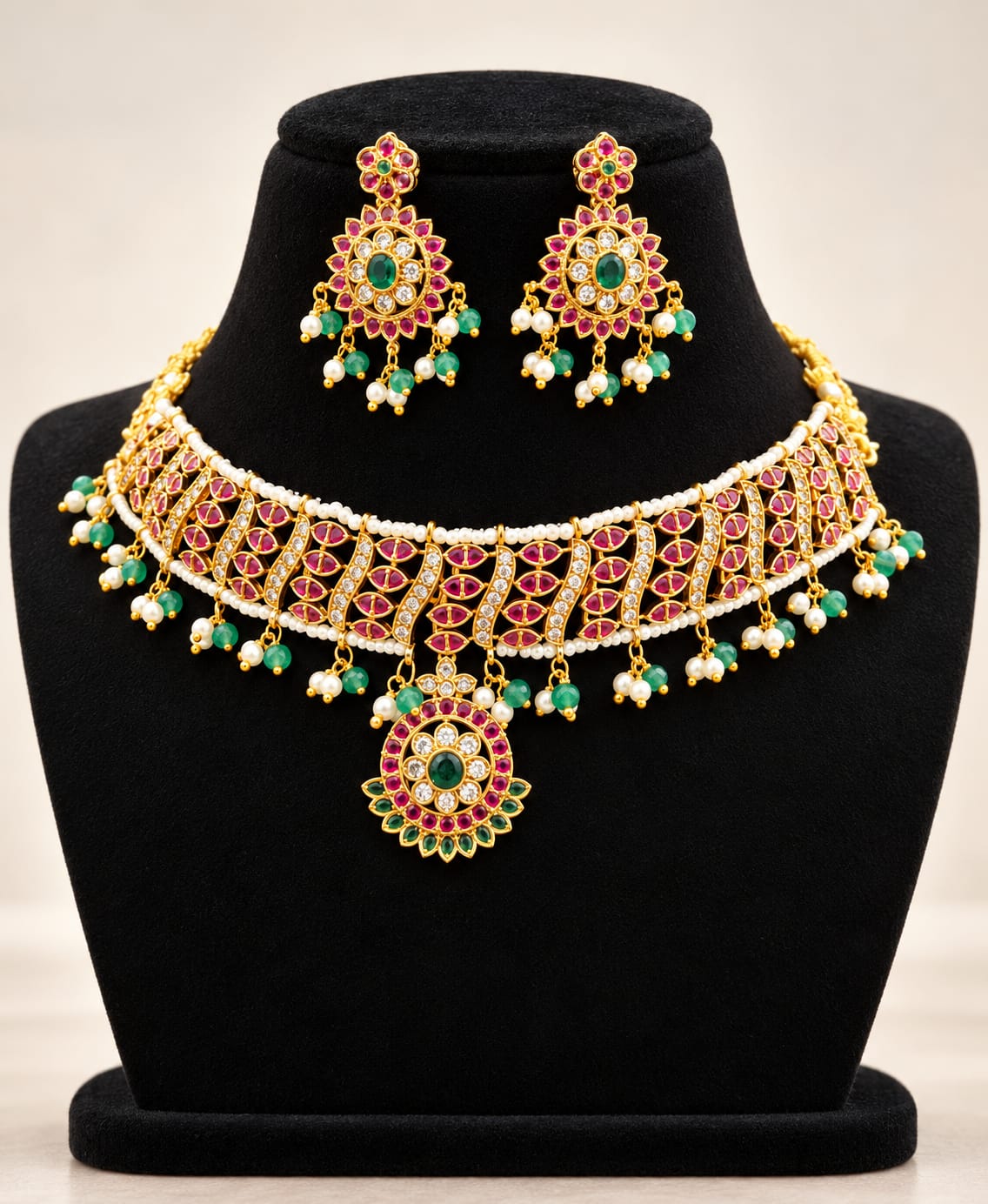 kemp-stone-matt-finish-choker-set