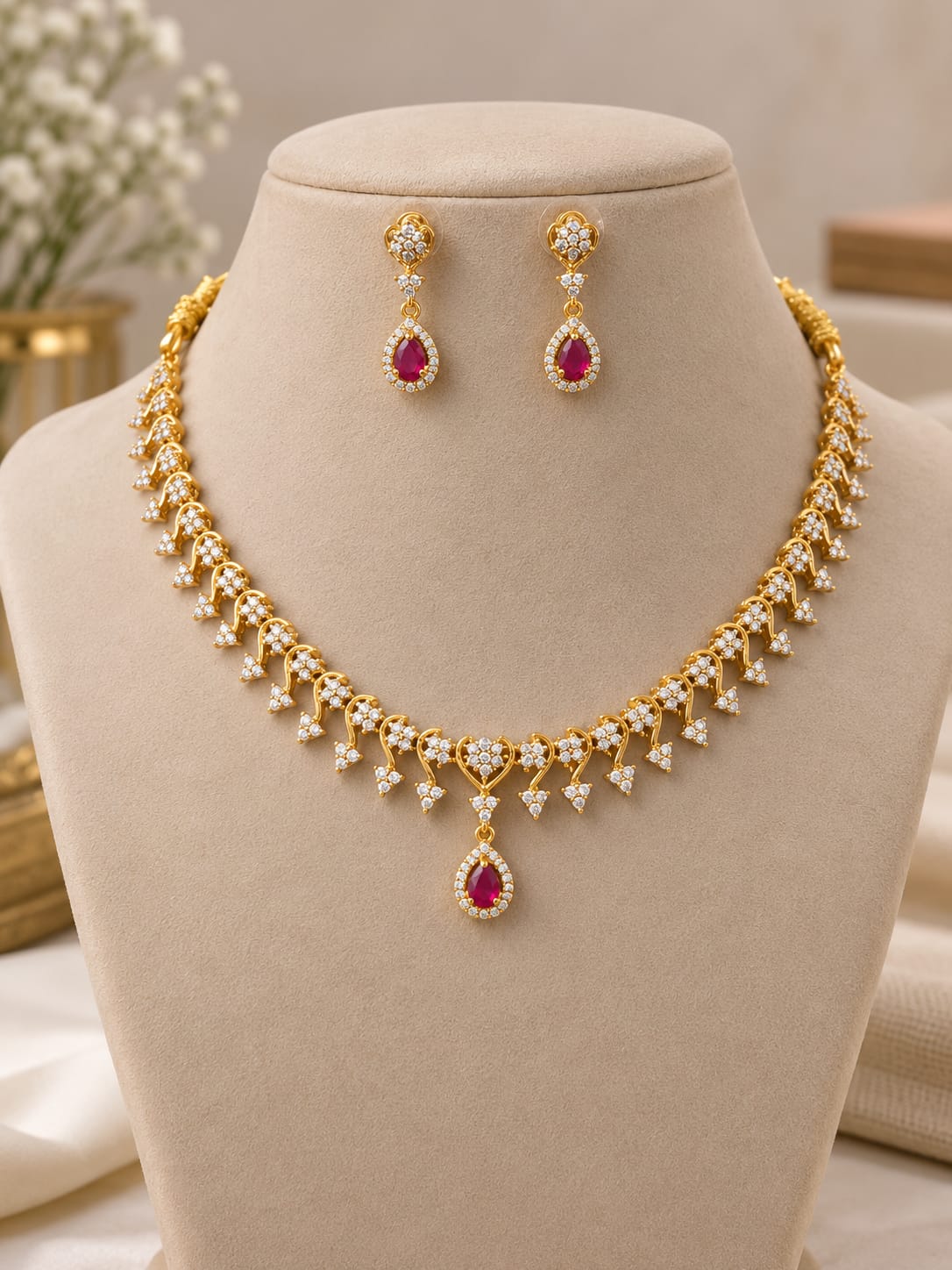 gold-finish-ad-stone-necklace-set
