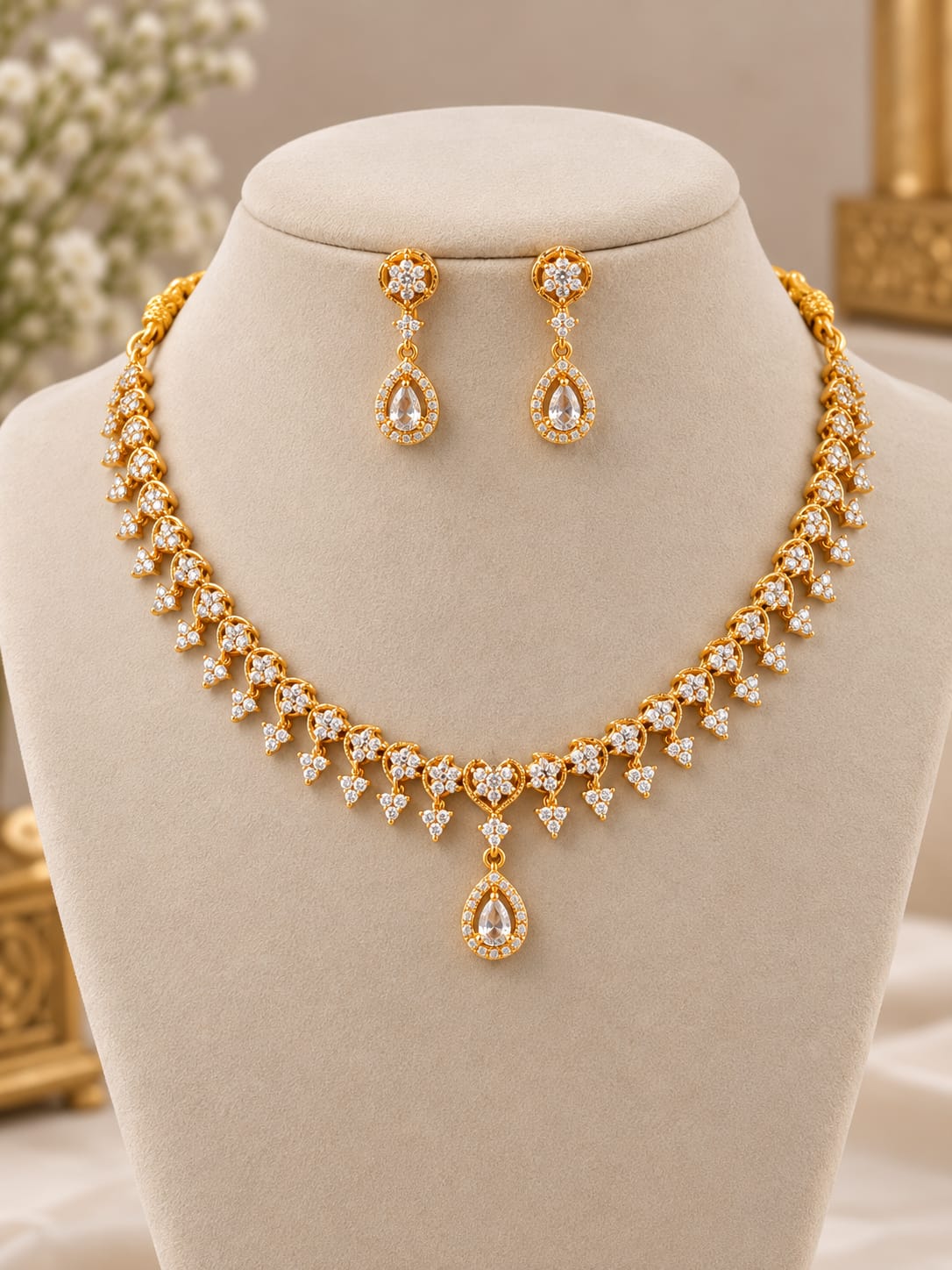 gold-finish-ad-stone-necklace-set