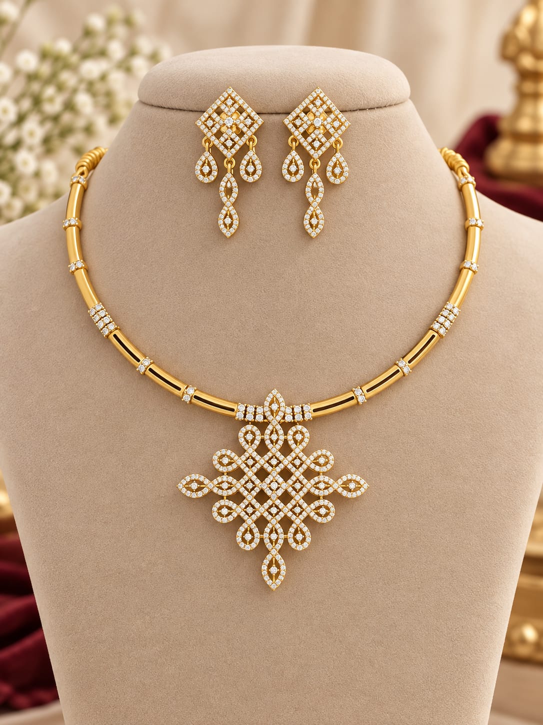 matt-finish-ad-stone-kolam-necklace-set