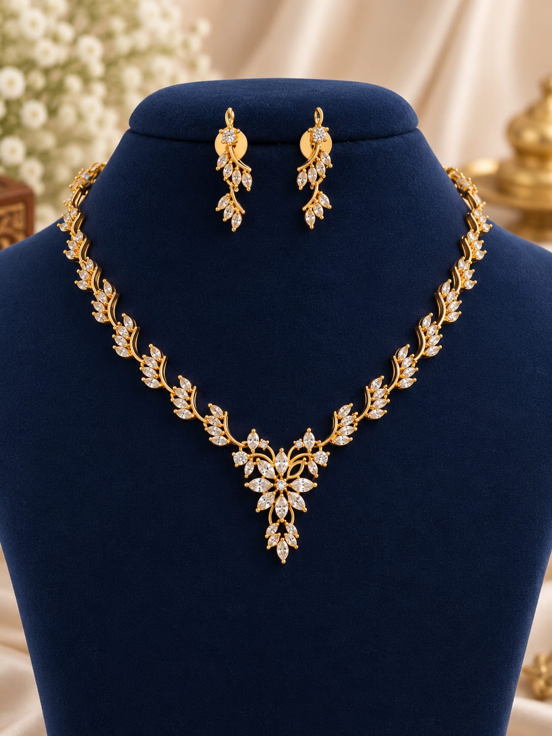 gold-finish-ad-stone-necklace-set