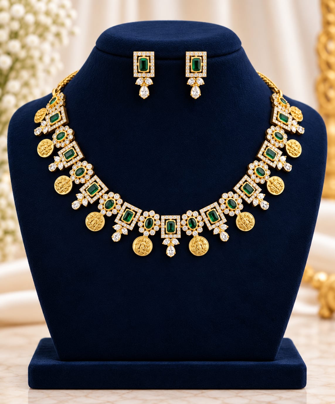 matt-finish-ad-stone-necklace-set