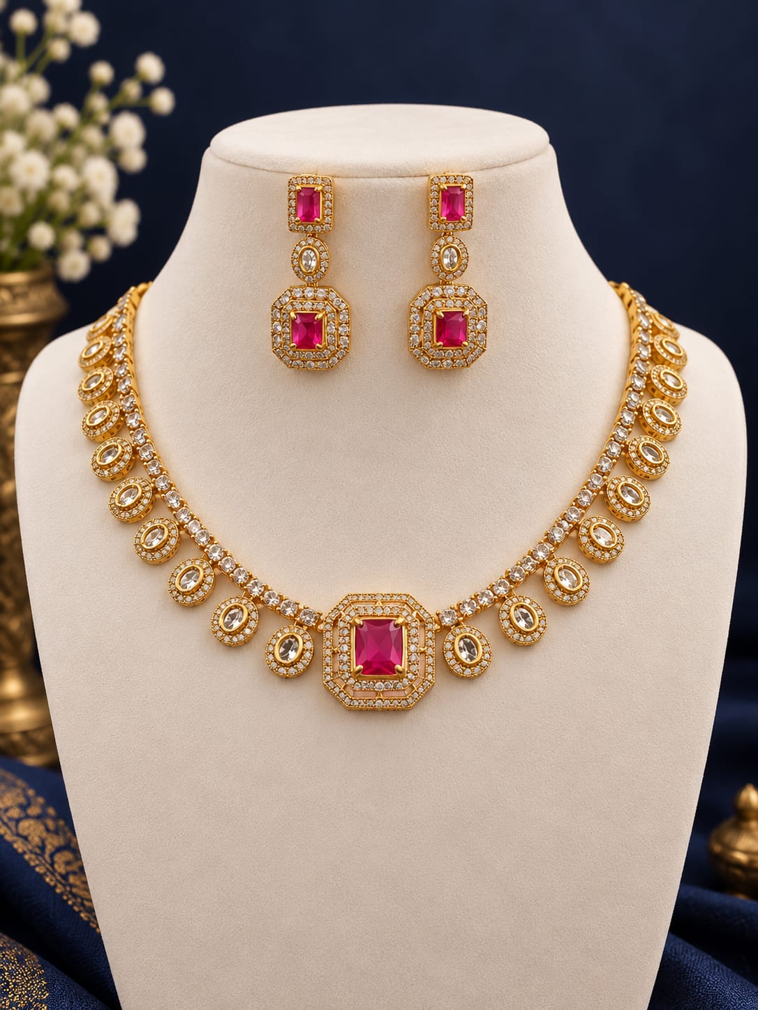gold-finish-ad-stone-necklace-set