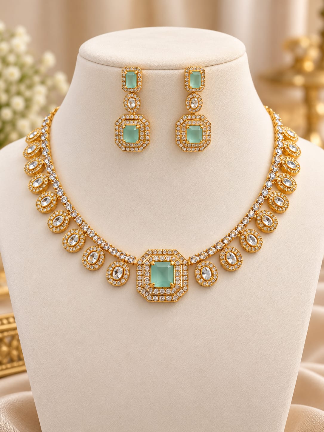 gold-finish-ad-stone-necklace-set