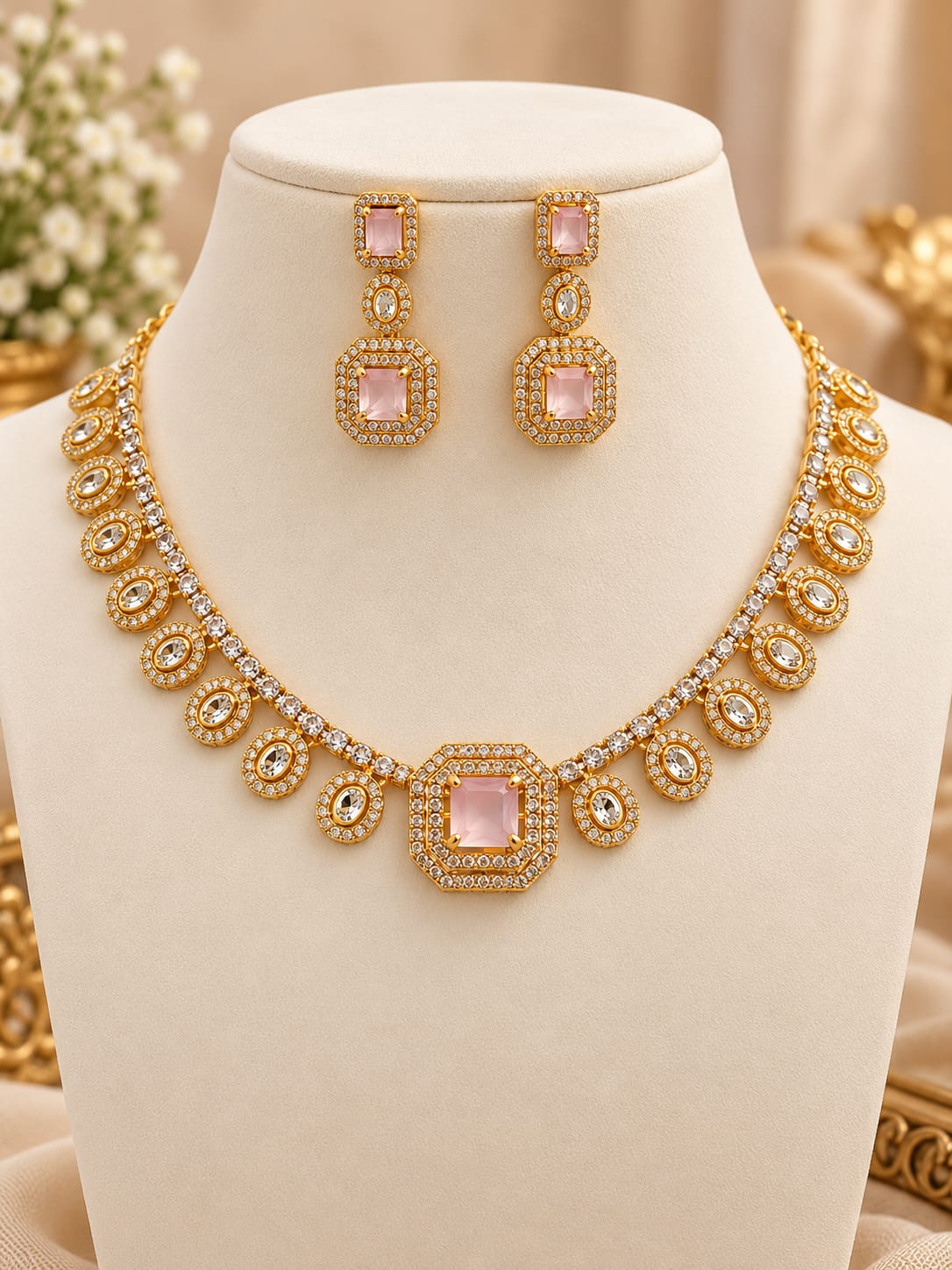 gold-finish-ad-stone-necklace-set