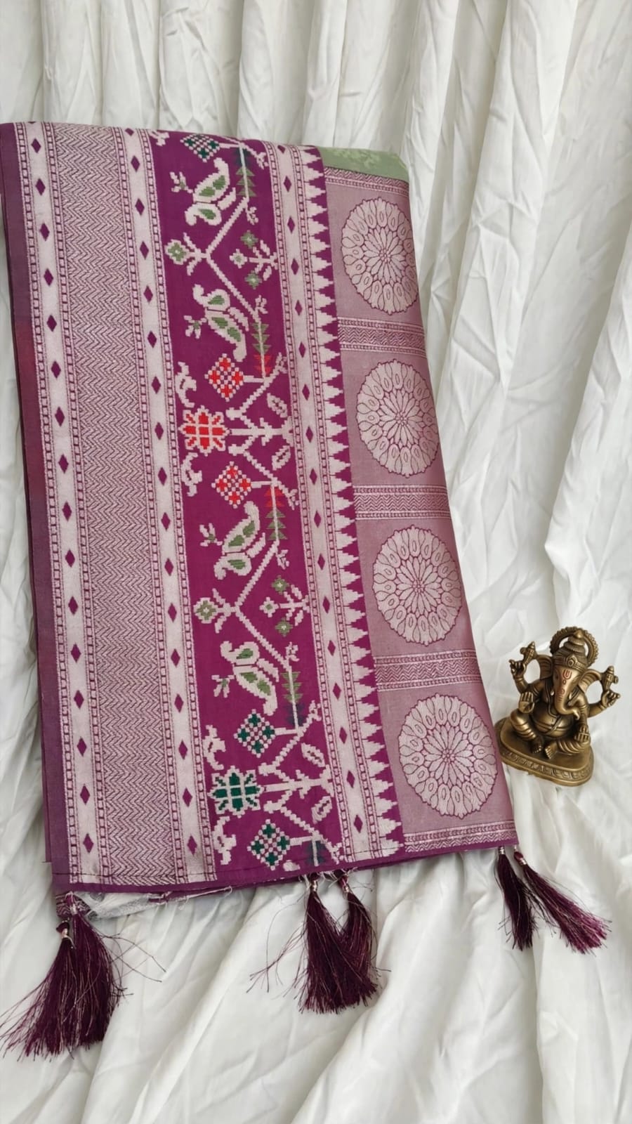 green-and-pink-silk-cotton-saree
