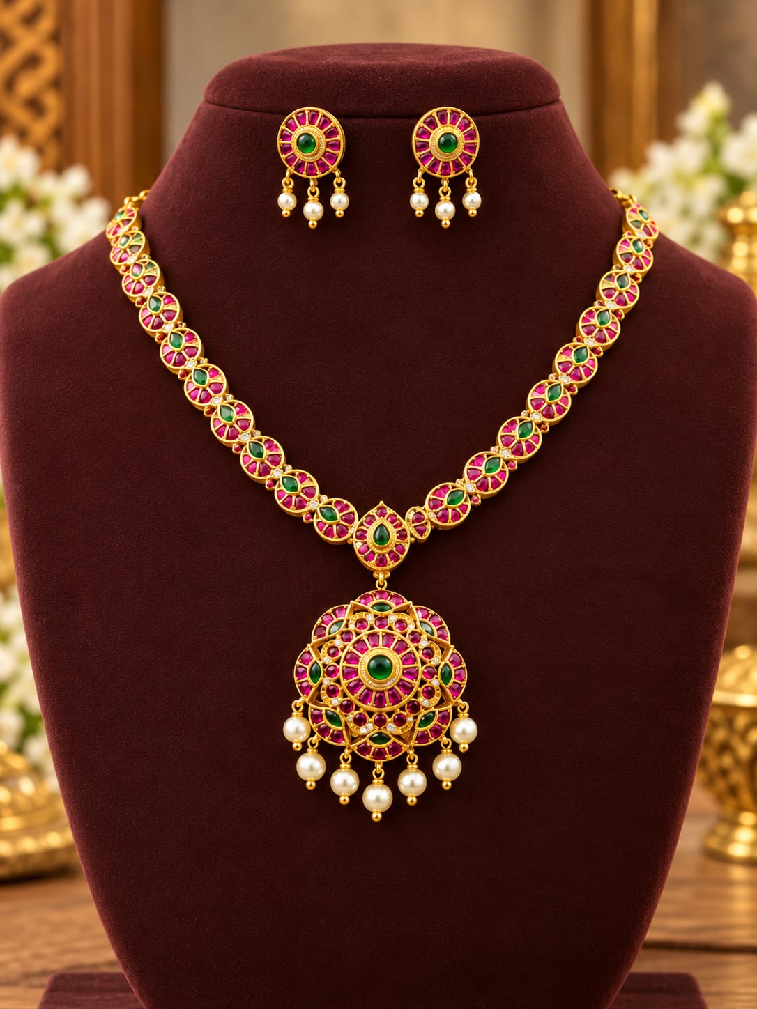 kemp-stone-matt-finish-necklace-set