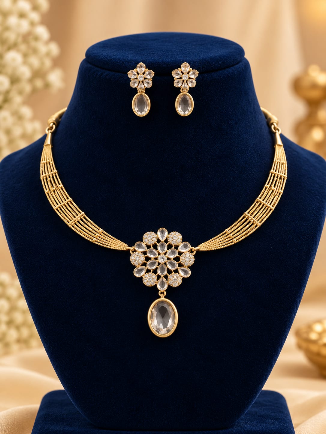 gold-finish-ad-stone-necklace-set