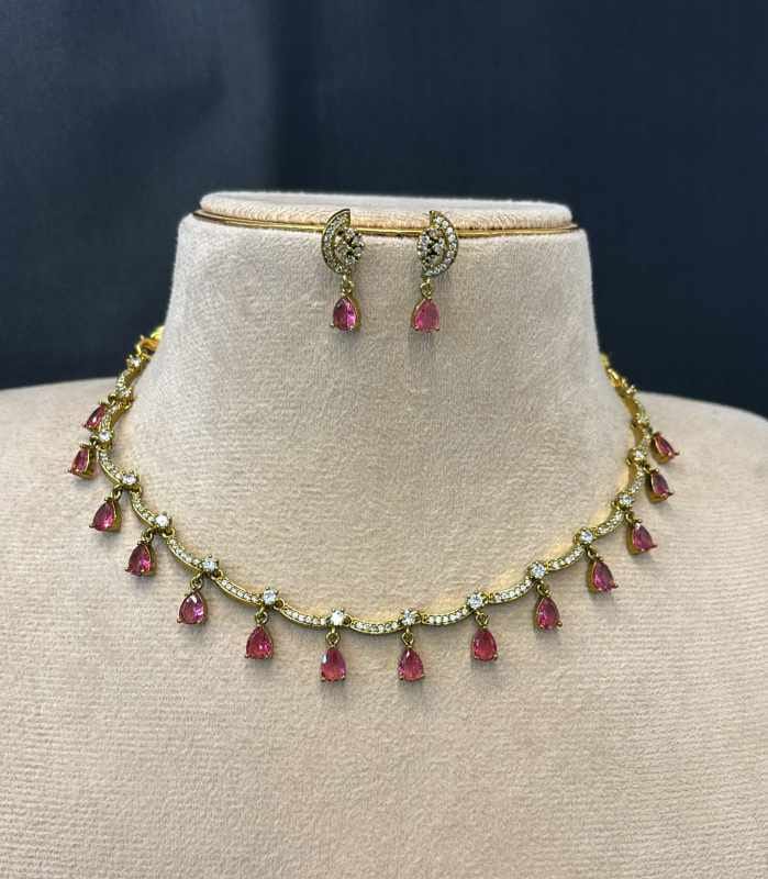ad-stone-gold-finish-necklace-set