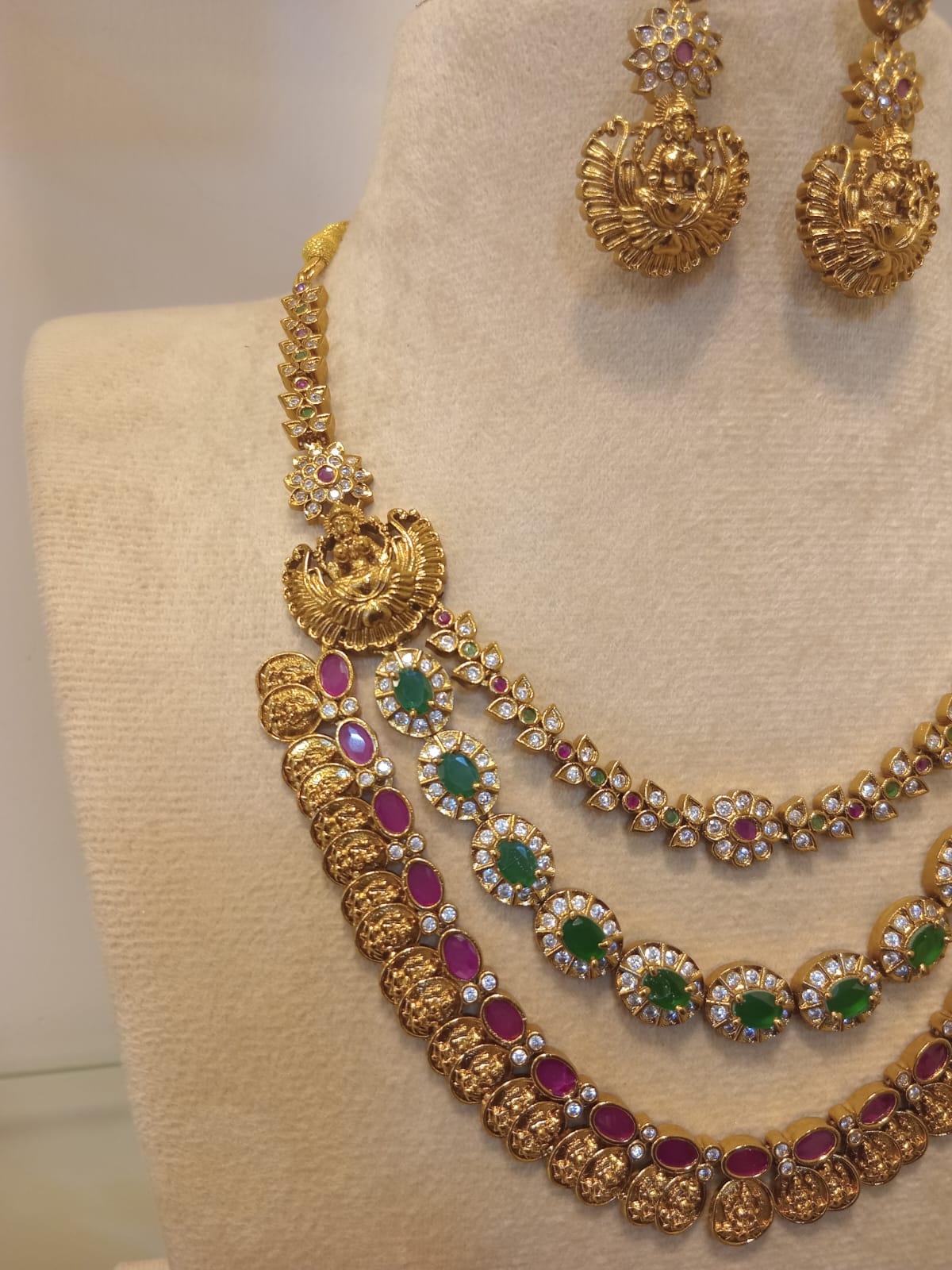ad-stone-matt-finish-lakshmi-mid-haram-set