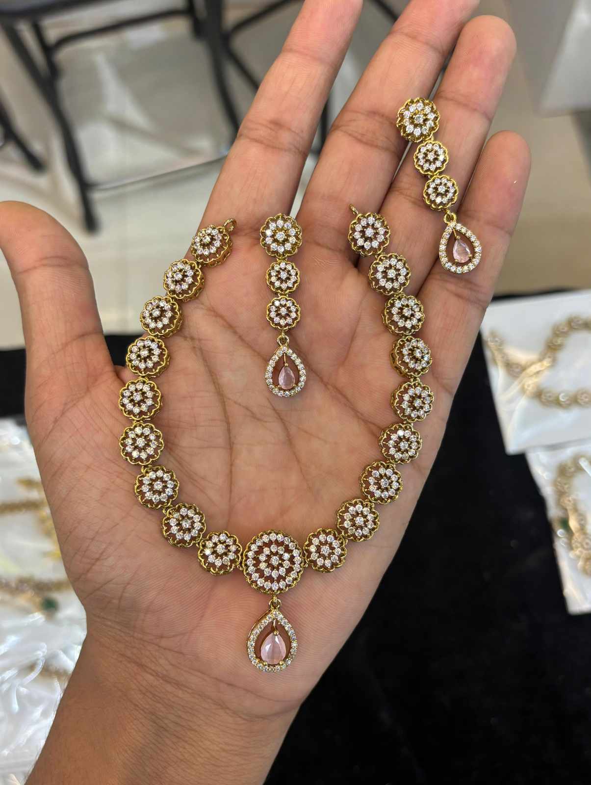 ad-stone-gold-finish-necklace-set