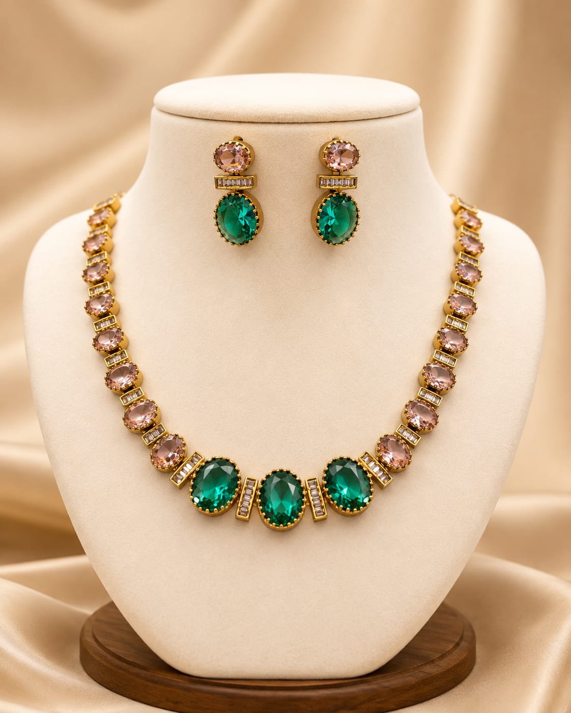 gold-finish-ad-stone-necklace-set