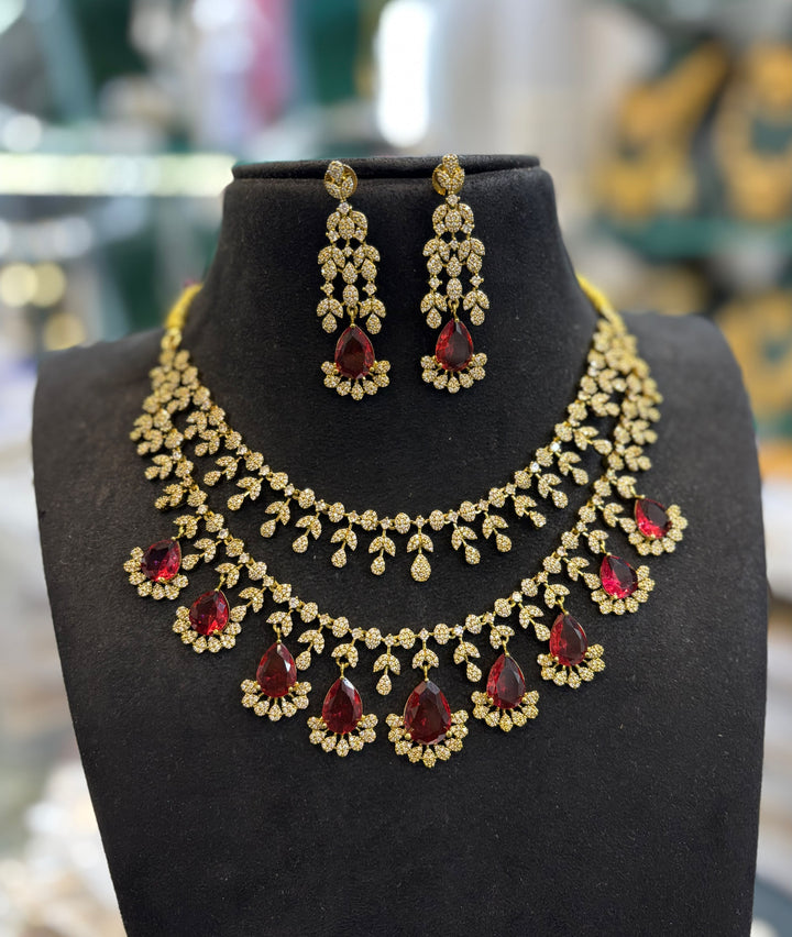 Adstone layer Necklace set