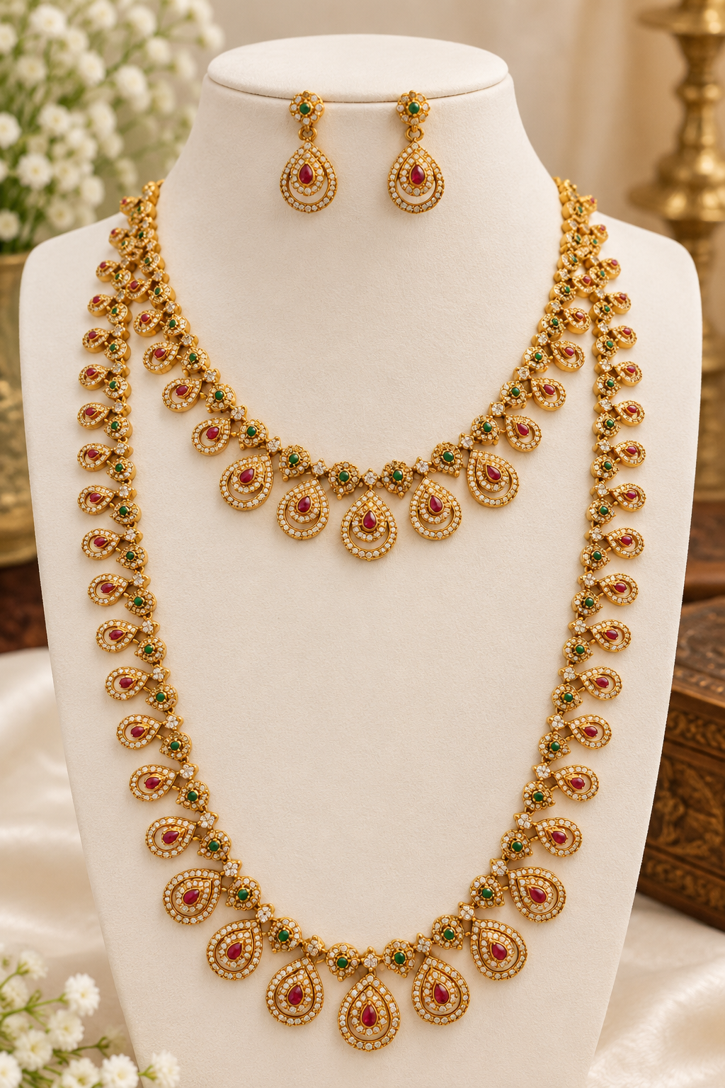gold-finish-ad-stone-necklace-and-haram-set