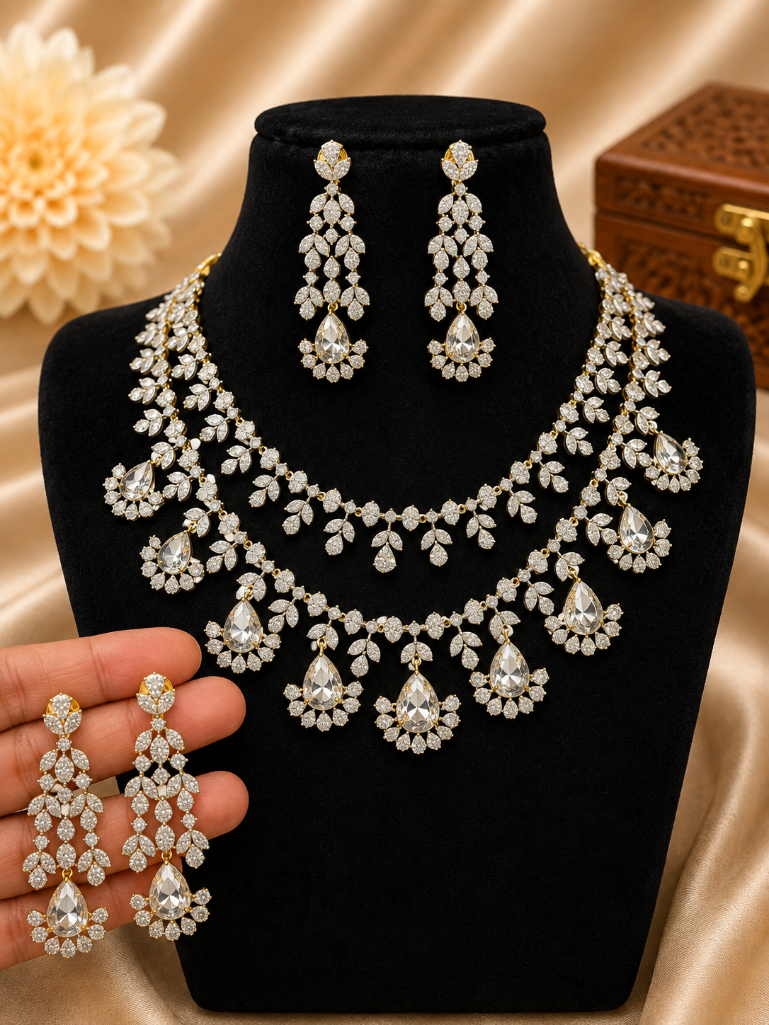 gj-polish-2-layer-ad-stone-necklace-set