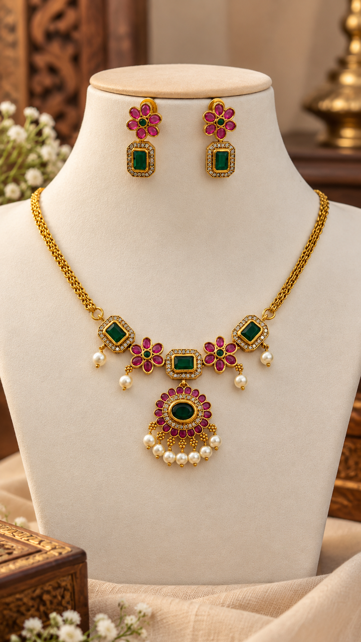 Kemp Stone Necklace set