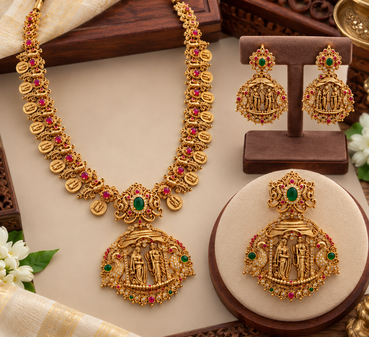 matt-finished-raman-and-seetha-temple-design-haram-set